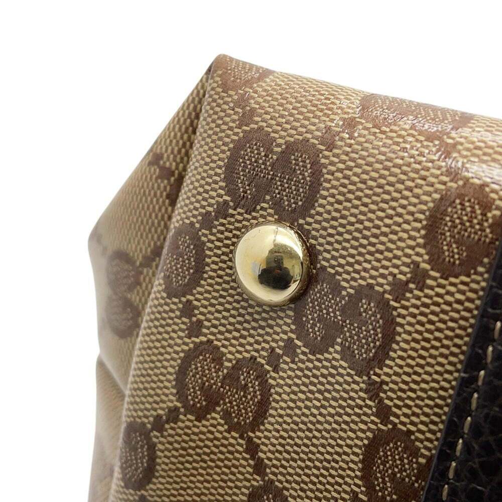 GUCCI Brown Leather Shoulder Bag - Picture 8 of 15